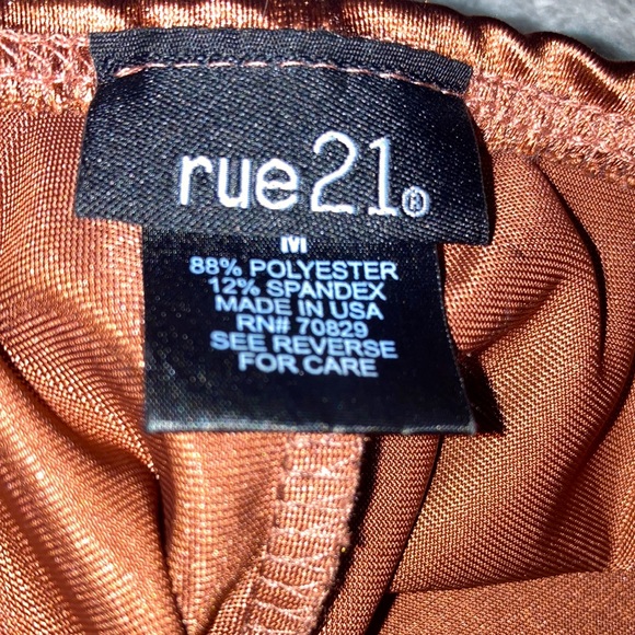 (Medium) rue21 satin dress - Picture 3 of 3